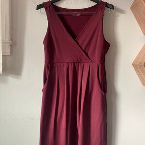 Eddie Bauer Travex Women's Aster Crossover Dress - Dark Berry